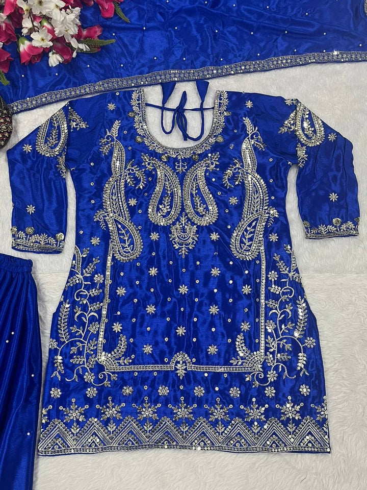 Launching New Designer Party Wear Look Top , Sharara Plazzo  and Dupatta
