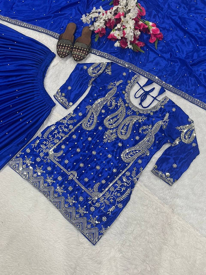 Launching New Designer Party Wear Look Top , Sharara Plazzo  and Dupatta