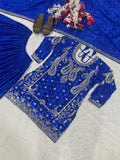 Launching New Designer Party Wear Look Top , Sharara Plazzo  and Dupatta