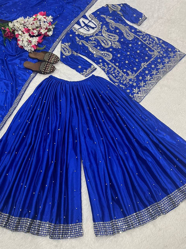 Launching New Designer Party Wear Look Top , Sharara Plazzo  and Dupatta