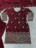 Launching New Designer Party Wear Look Top , Sharara Plazzo  and Dupatta