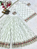 Launching New Designer Party Wear Look Top , Sharara Plazzo  and Dupatta