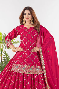 Launching New Designer Party Wear Look Top , Sharara Plazzo  and Dupatt