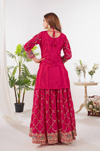 Launching New Designer Party Wear Look Top , Sharara Plazzo  and Dupatt