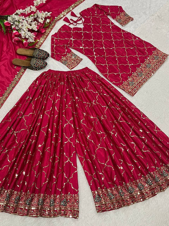 Launching New Designer Party Wear Look Top , Sharara Plazzo  and Dupatt