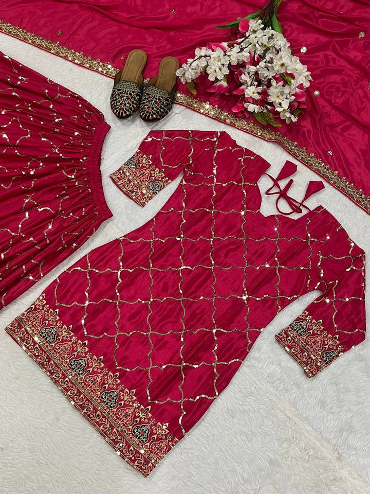 Launching New Designer Party Wear Look Top , Sharara Plazzo  and Dupatt