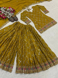 Launching New Designer Party Wear Look Top , Sharara Plazzo  and Dupatta