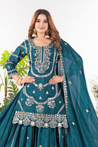 Top Plazzo With dupatta