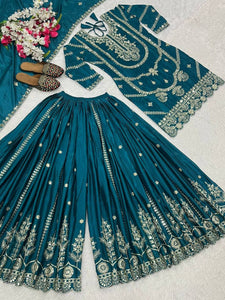 Top Plazzo With dupatta