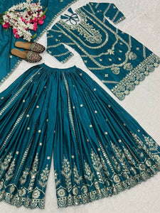 Top Plazzo With dupatta