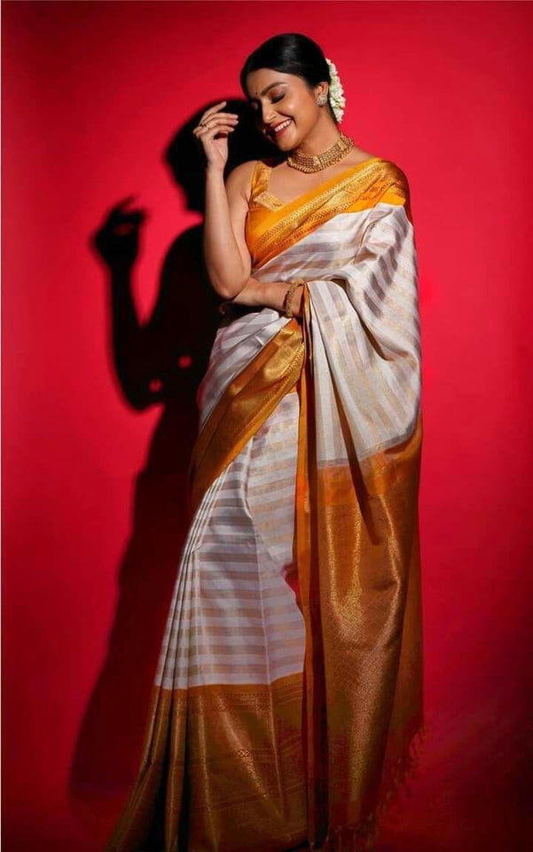 Exquisite Banarasi Soft Silk Saree